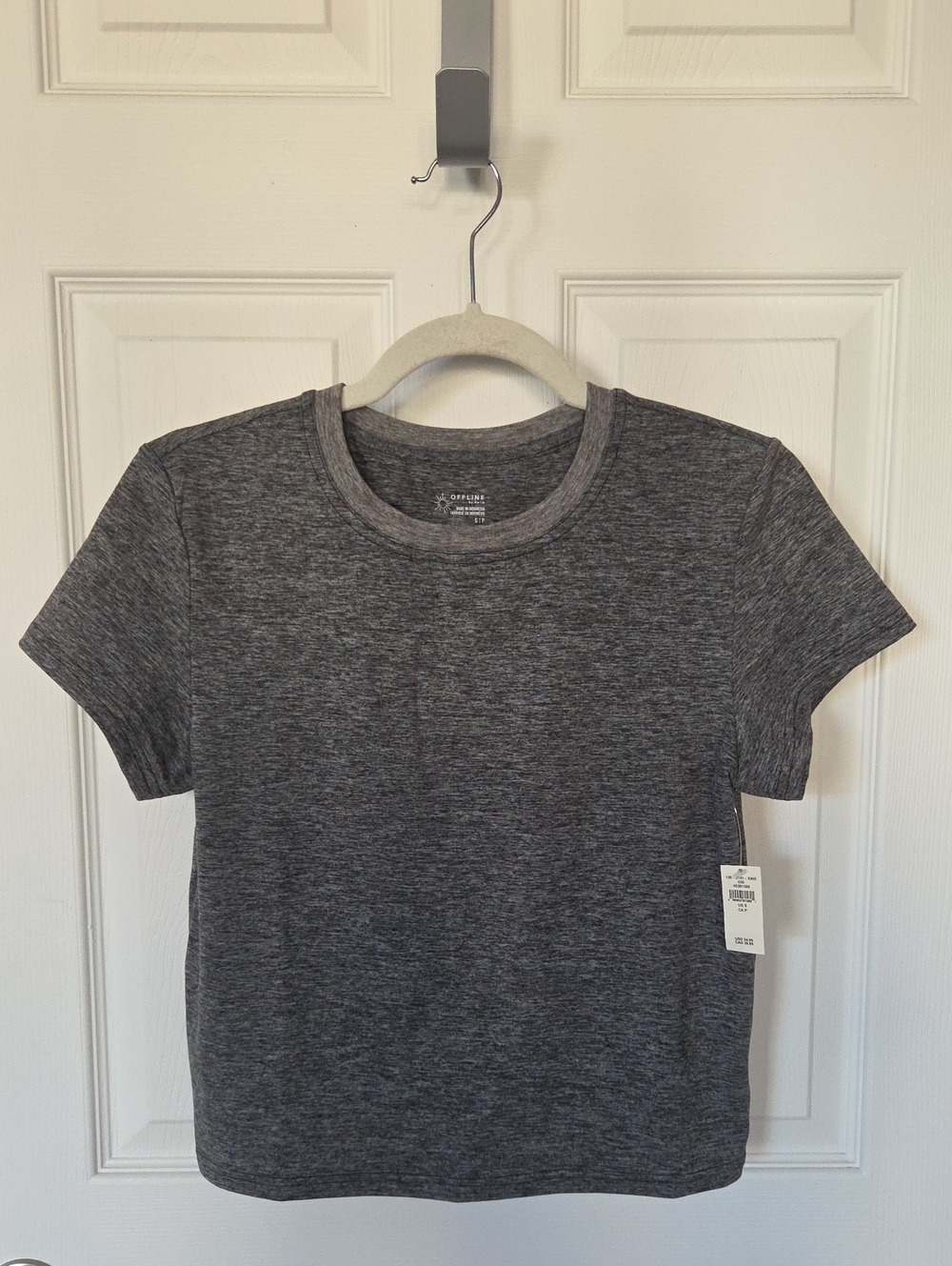 AERIE NWT Weekend Away Short Sleeve Ringer T-shirt